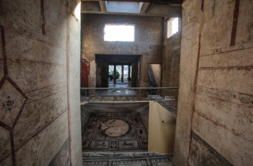 Les restaurations dans la maison de Paquius Proculus Source : http://foto.ilmattino.it/